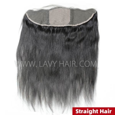 )All Texture Link) Superior Grade 13*4 Silk Base Lace Frontal 4C Kinky Edge  Human Virgin Hair Transparent Swiss Lace