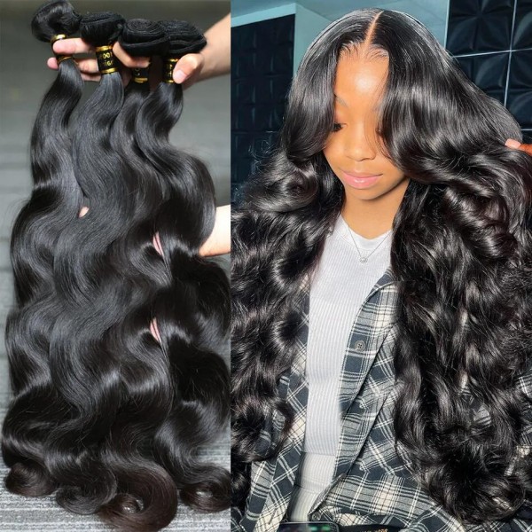 Super Double Drawn All Texture Link (Same Full From Top To Tip) Virgin Human Hair Extensions 105 Grams/1 Bundle Brazilian Hair