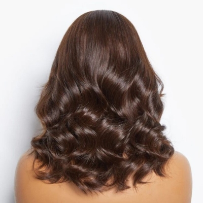 Glueless Wig Strunk Stripe Brown Color Wear Go Wig 200% Density HD Lace Customize 5-7 Days