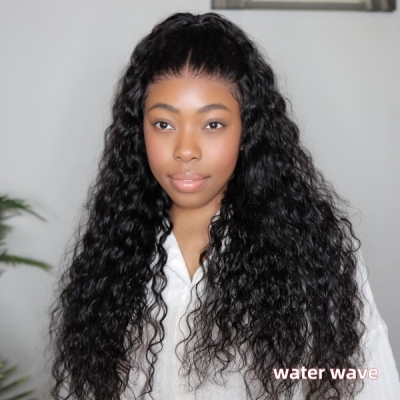 Glueless Wear Go Water Wave 200% Density Melted HD Lace Wig 4×4 5×5 13×4 13×6 Full Front Wig Pre Cut 100% Real Human Hair Preplucked Pre Bleached